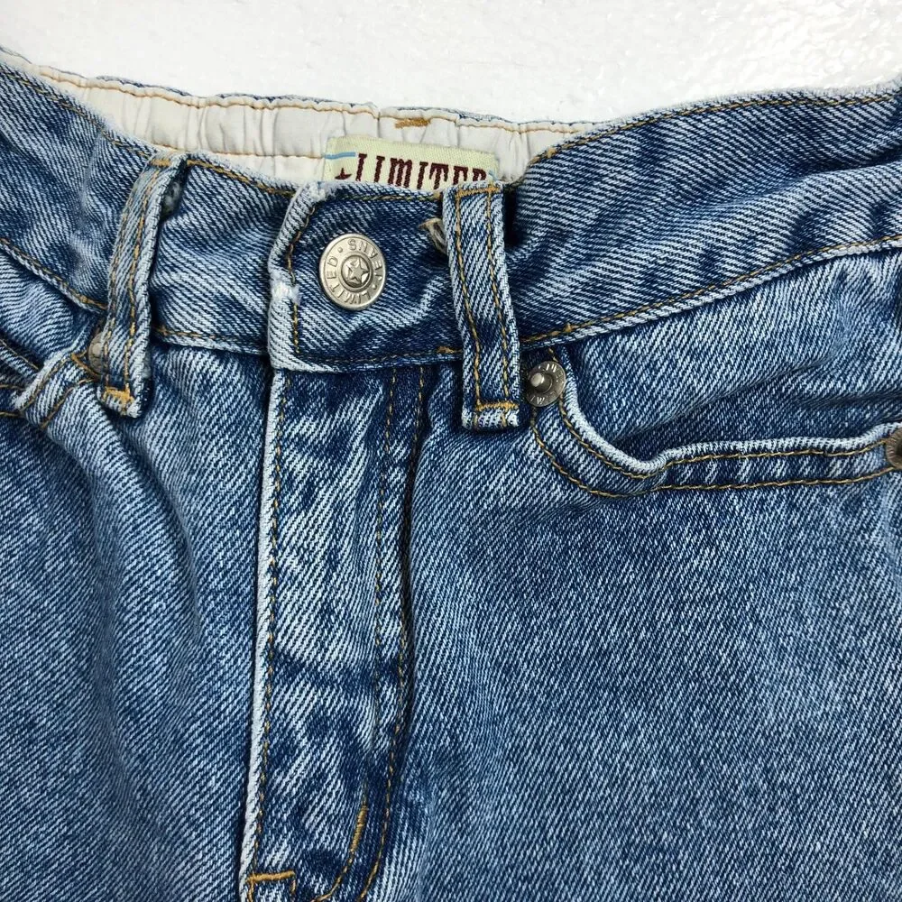 Vintage Limited Hippie Y2K Jeans Girls Toddler Size 4T with Embroidered Flowers